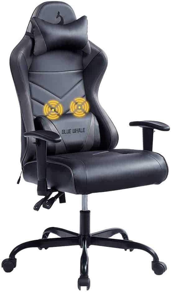 Blue Whale Massage Gaming Chair