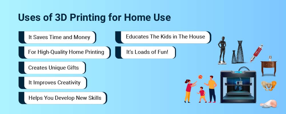 uses for 3D printing at home