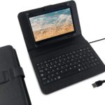 Jun-Electron ﻿﻿Touch Screen with USB Keyboard Leather Holder