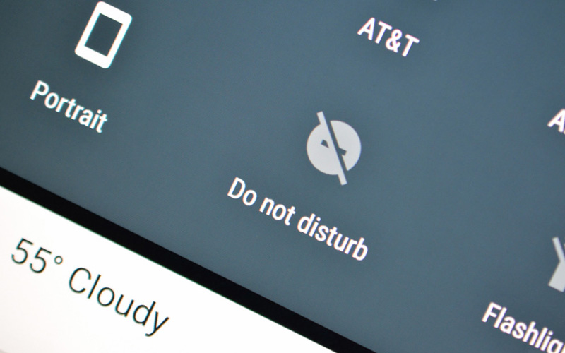 do not disturb android