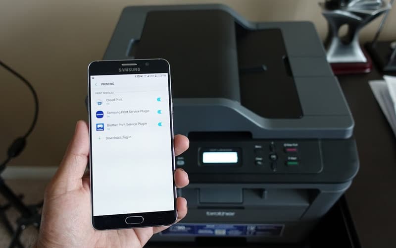 how to print text messages from android