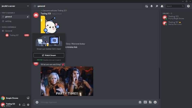 How to Watch a Stream in Discord