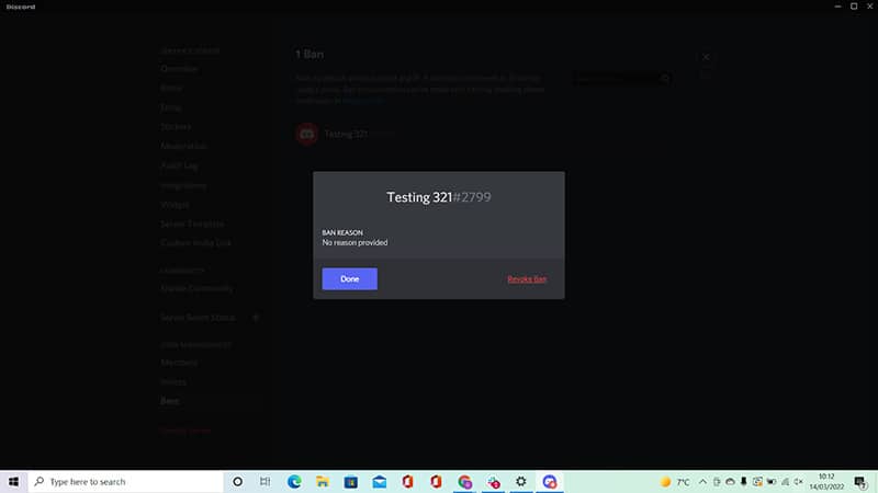 Unban Someone on Discord Using A PC