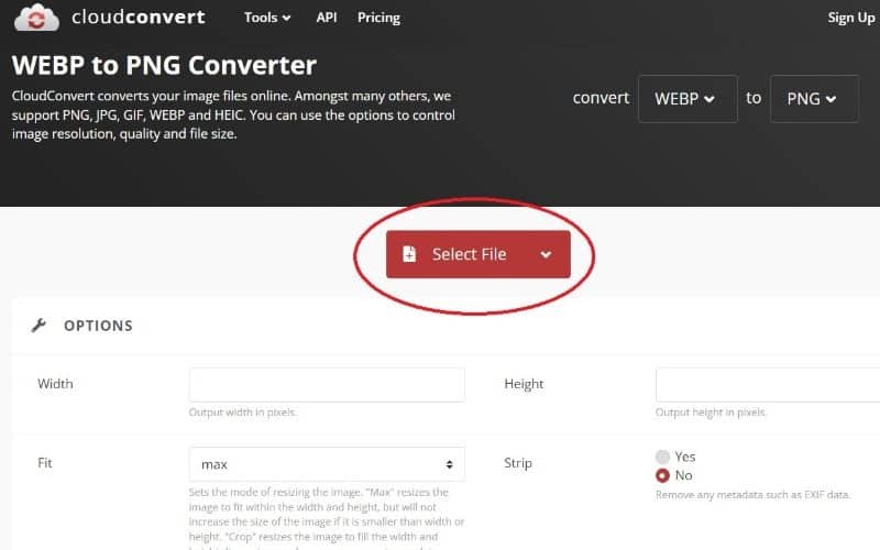 Tweak The Size Of Your Converted Image