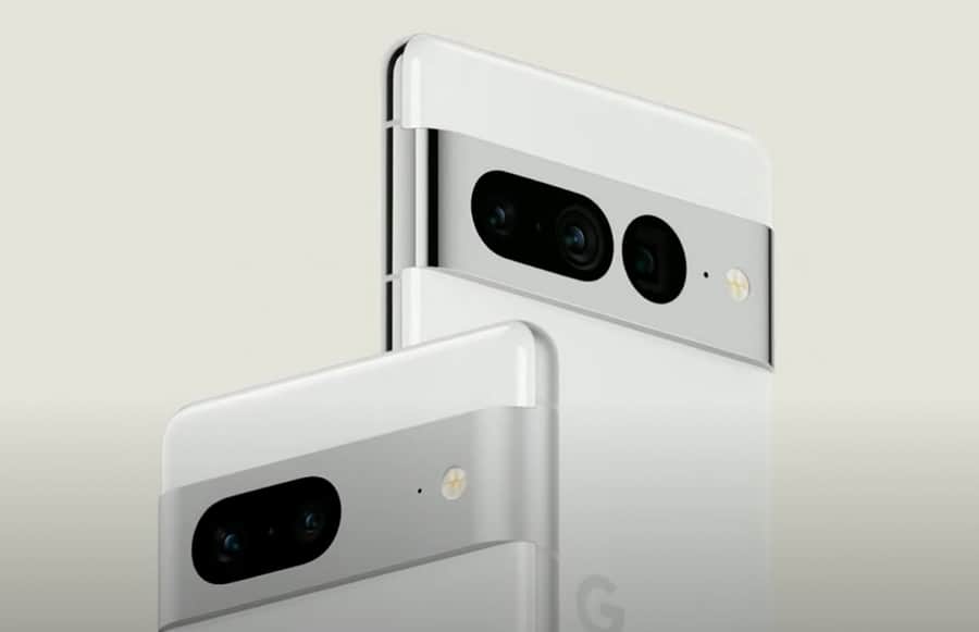  back of the pixel7 and pixel 7 